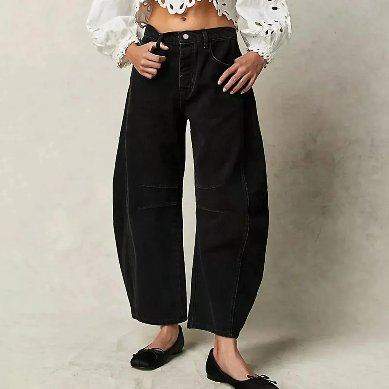 Bella - Wide-leg comfort jeans