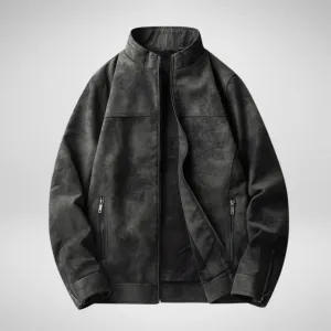 BelleYork | Fleece Lined Leather Jacket
