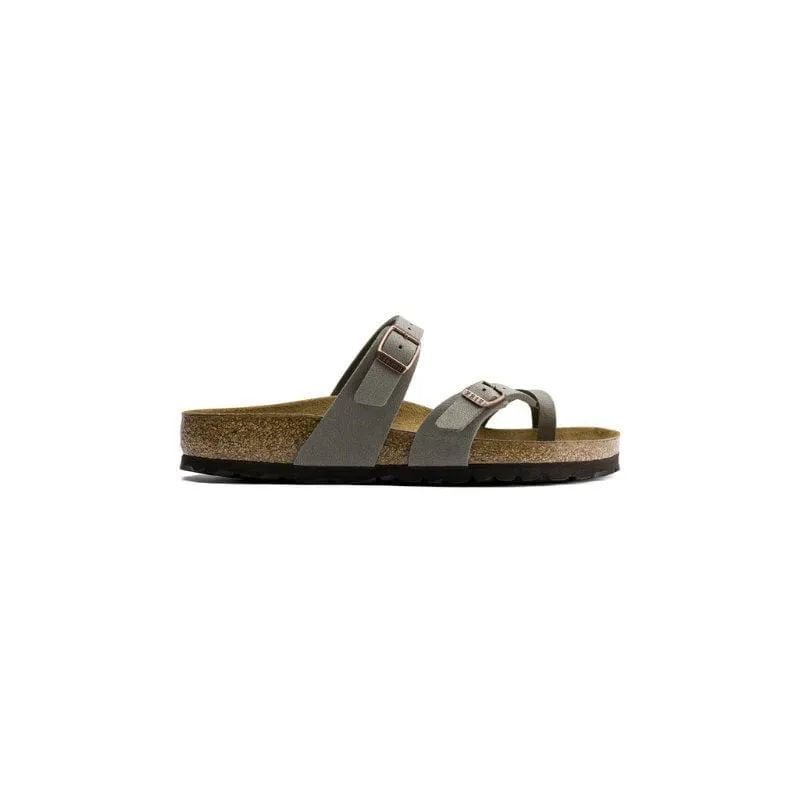 Birkenstock Womens Grey Mayari Birkibuc Sandal - 71071