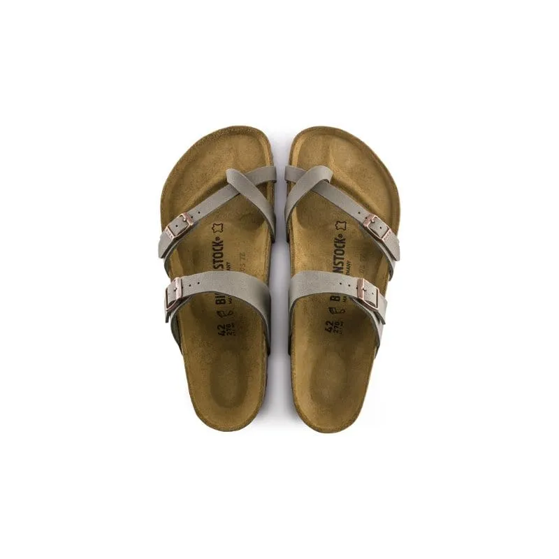 Birkenstock Womens Grey Mayari Birkibuc Sandal - 71071