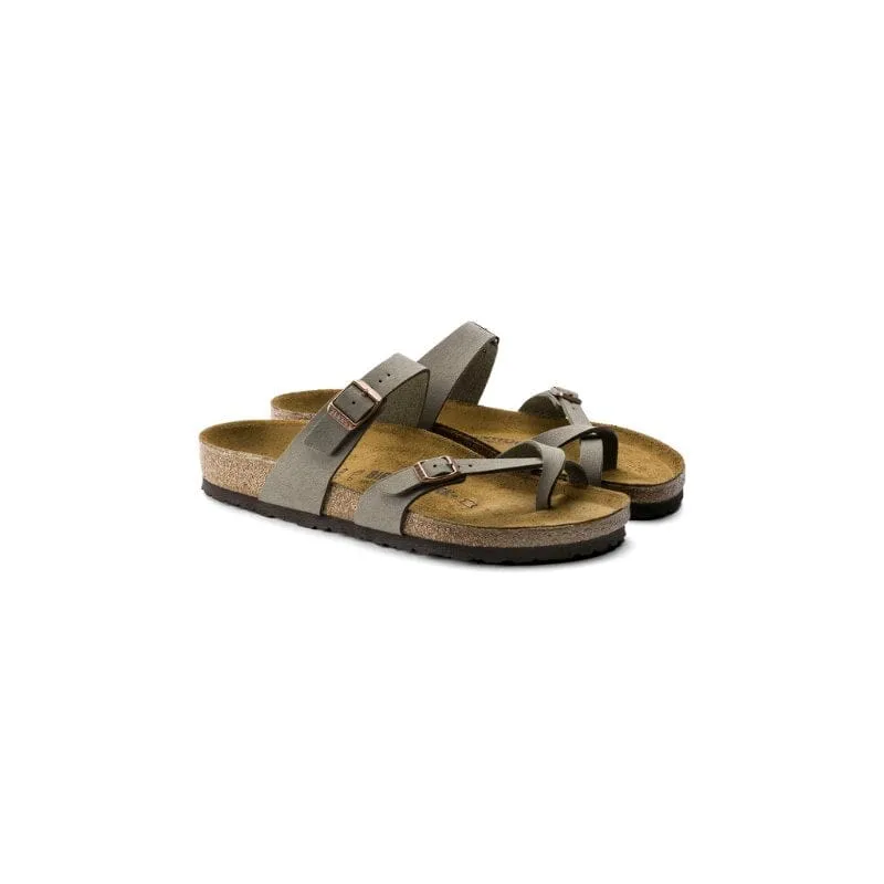 Birkenstock Womens Grey Mayari Birkibuc Sandal - 71071