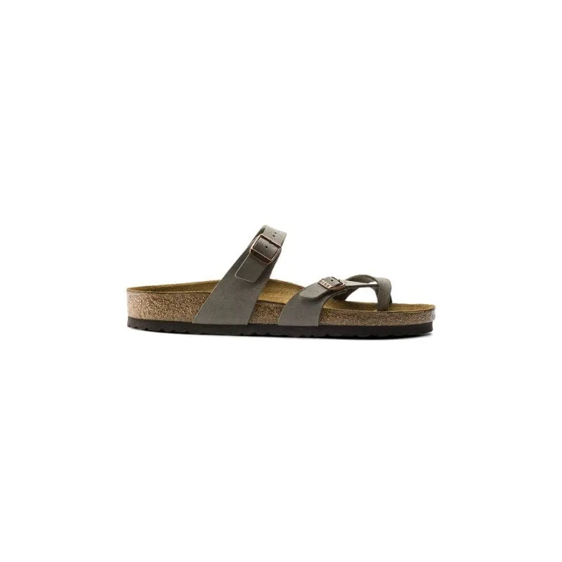 Birkenstock Womens Grey Mayari Birkibuc Sandal - 71071