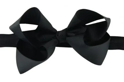 Black Bow Headband