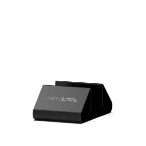 Black Desk Stand (Stainless Steel memobottle)