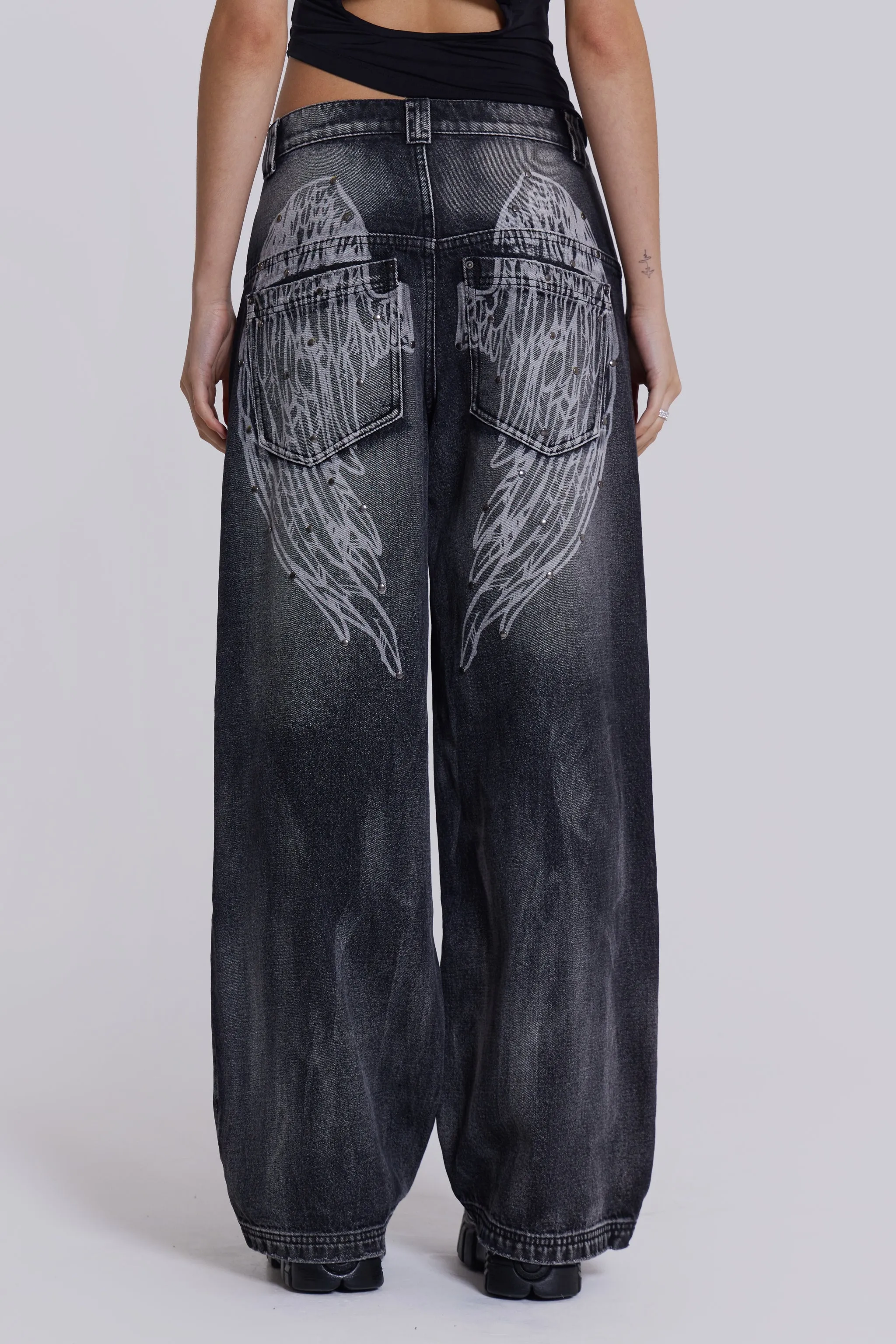 Black Ethereal Colossus Jeans