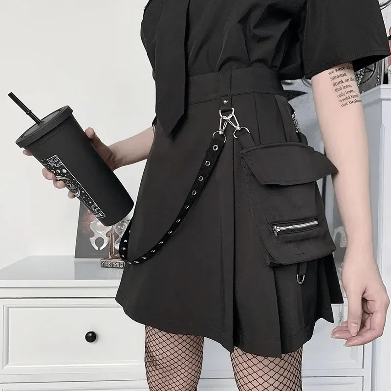 Black Goth Skirt