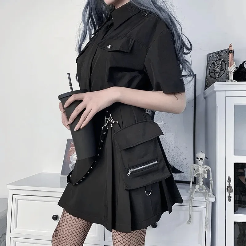Black Goth Skirt