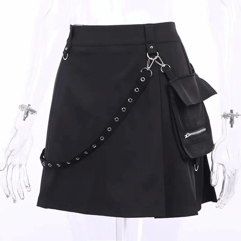 Black Goth Skirt
