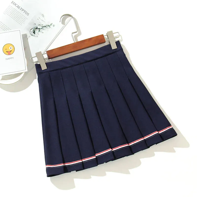 Black High Waist Mini Skirts