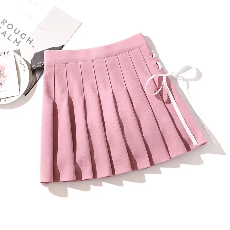Black High Waist Mini Skirts