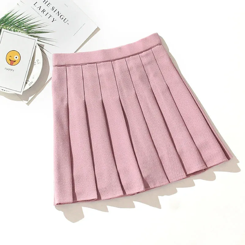 Black High Waist Mini Skirts
