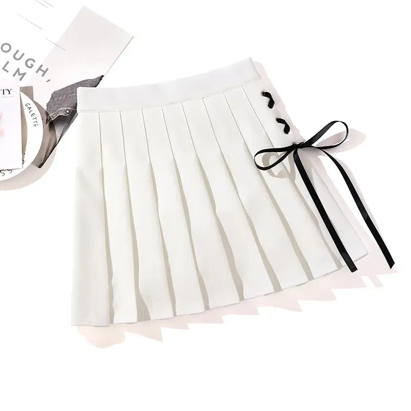 Black High Waist Mini Skirts