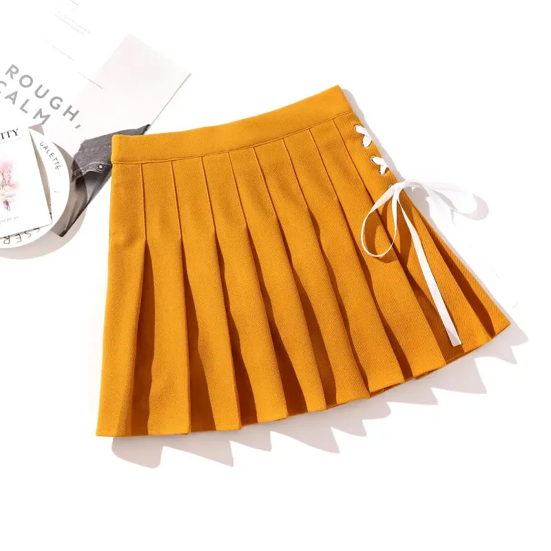 Black High Waist Mini Skirts