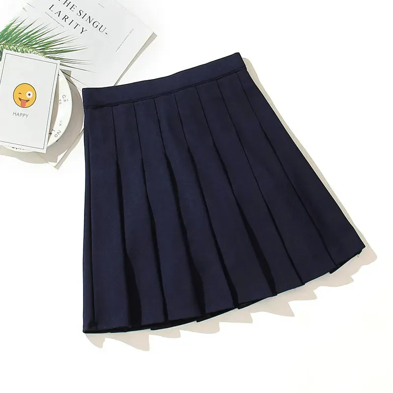 Black High Waist Mini Skirts