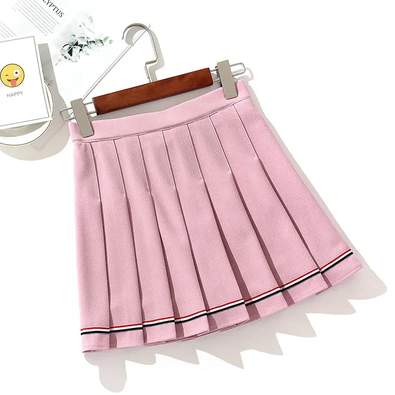 Black High Waist Mini Skirts