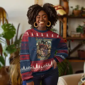 Black History Ugly Christmas Sweater Remembering Our Legends Martin Malcolm Rosa Harriet Frederick TS09