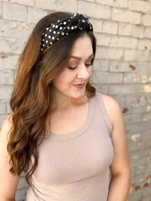 Black Rhinestone Headband