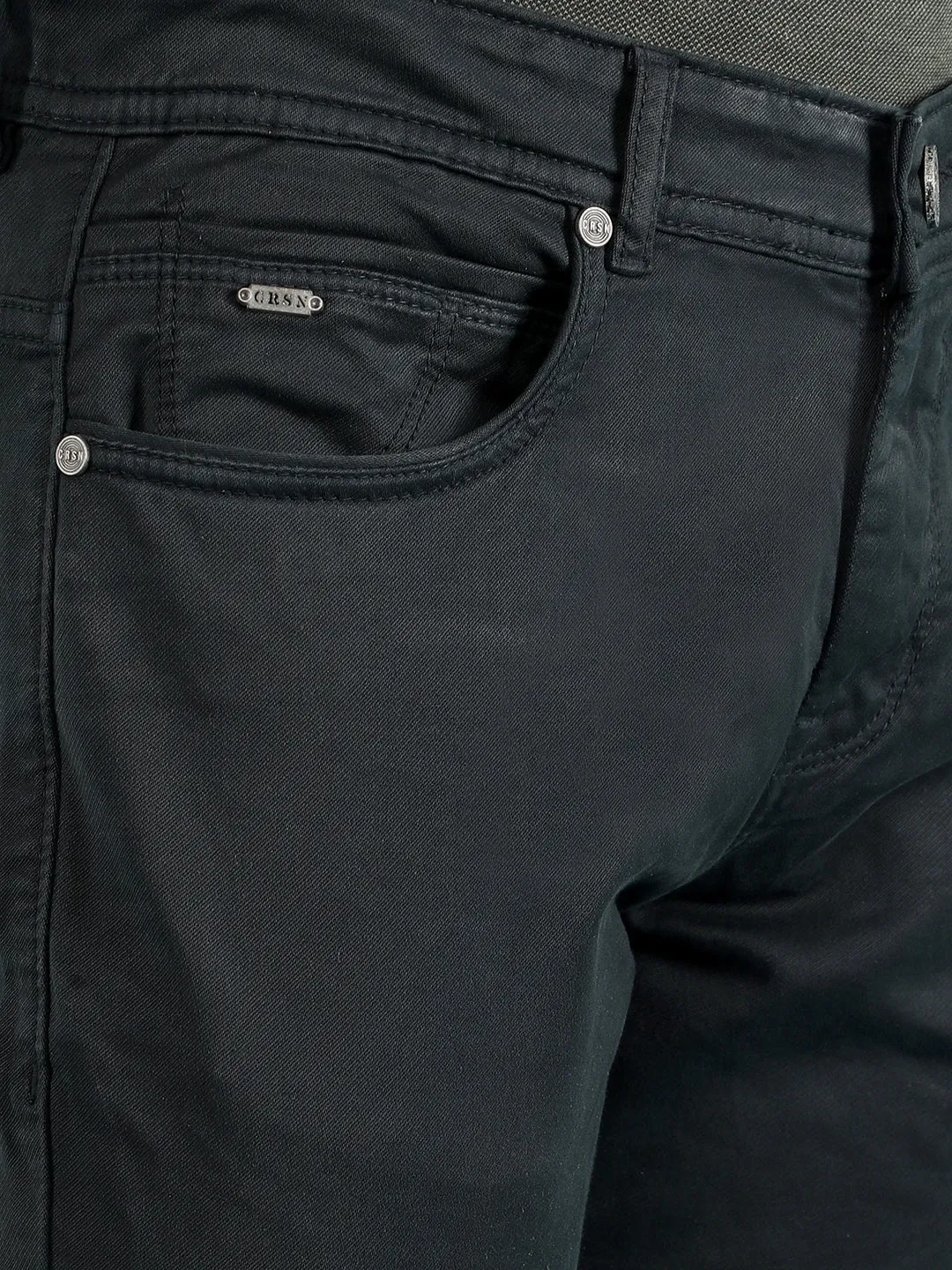 Black Stretchable Cotton Jeans