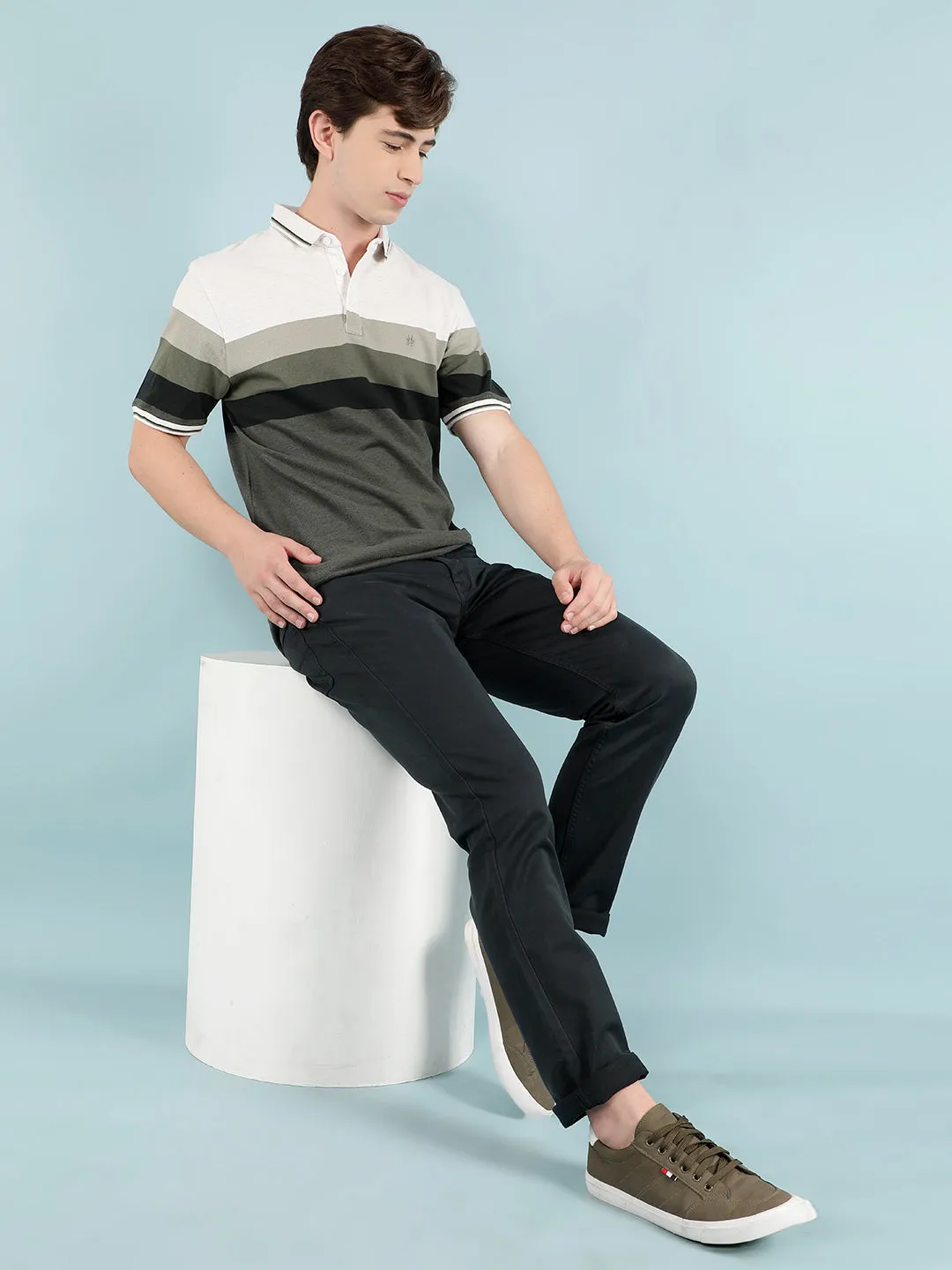 Black Stretchable Cotton Jeans