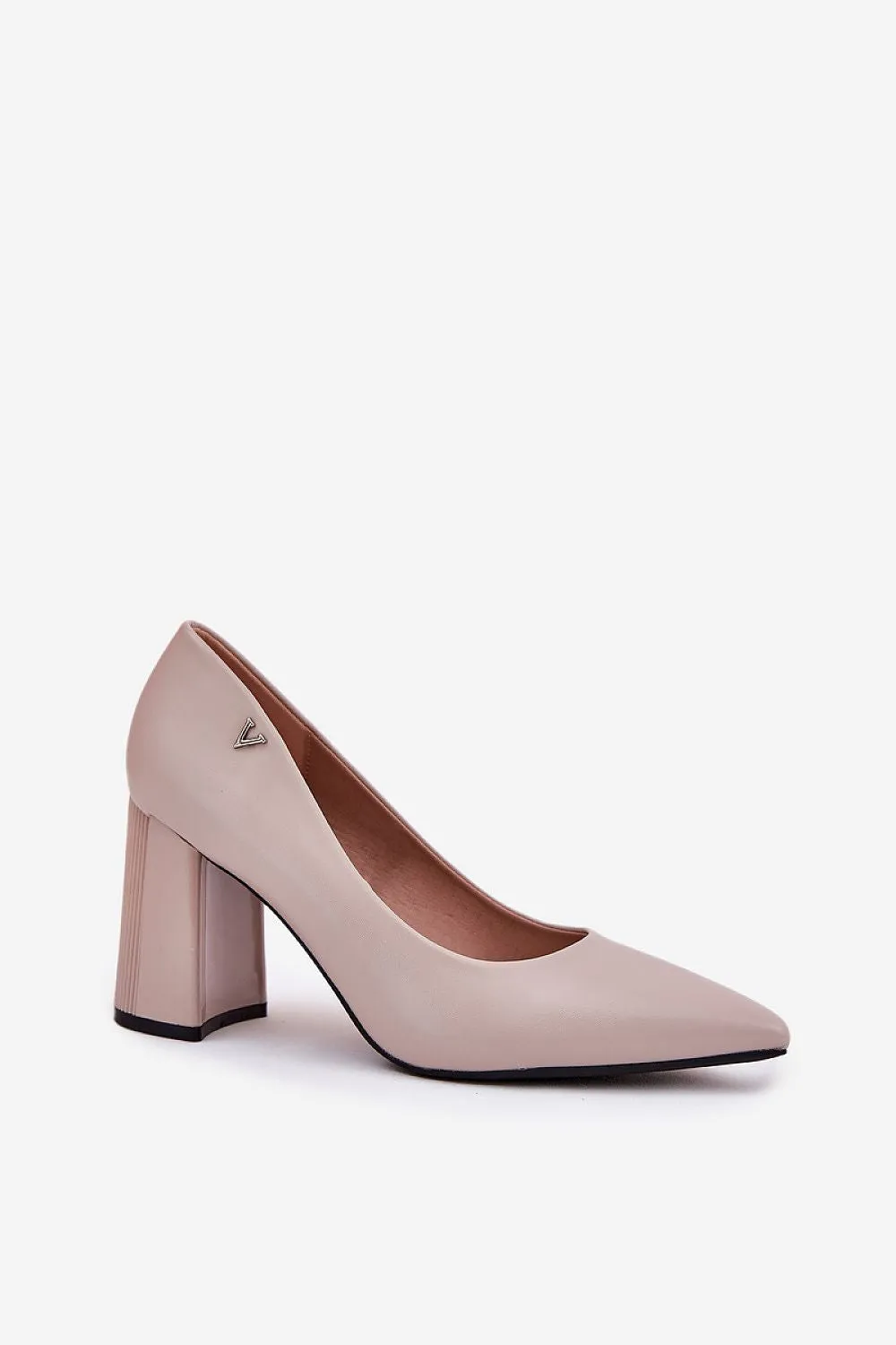 Block heel pumps Step in style