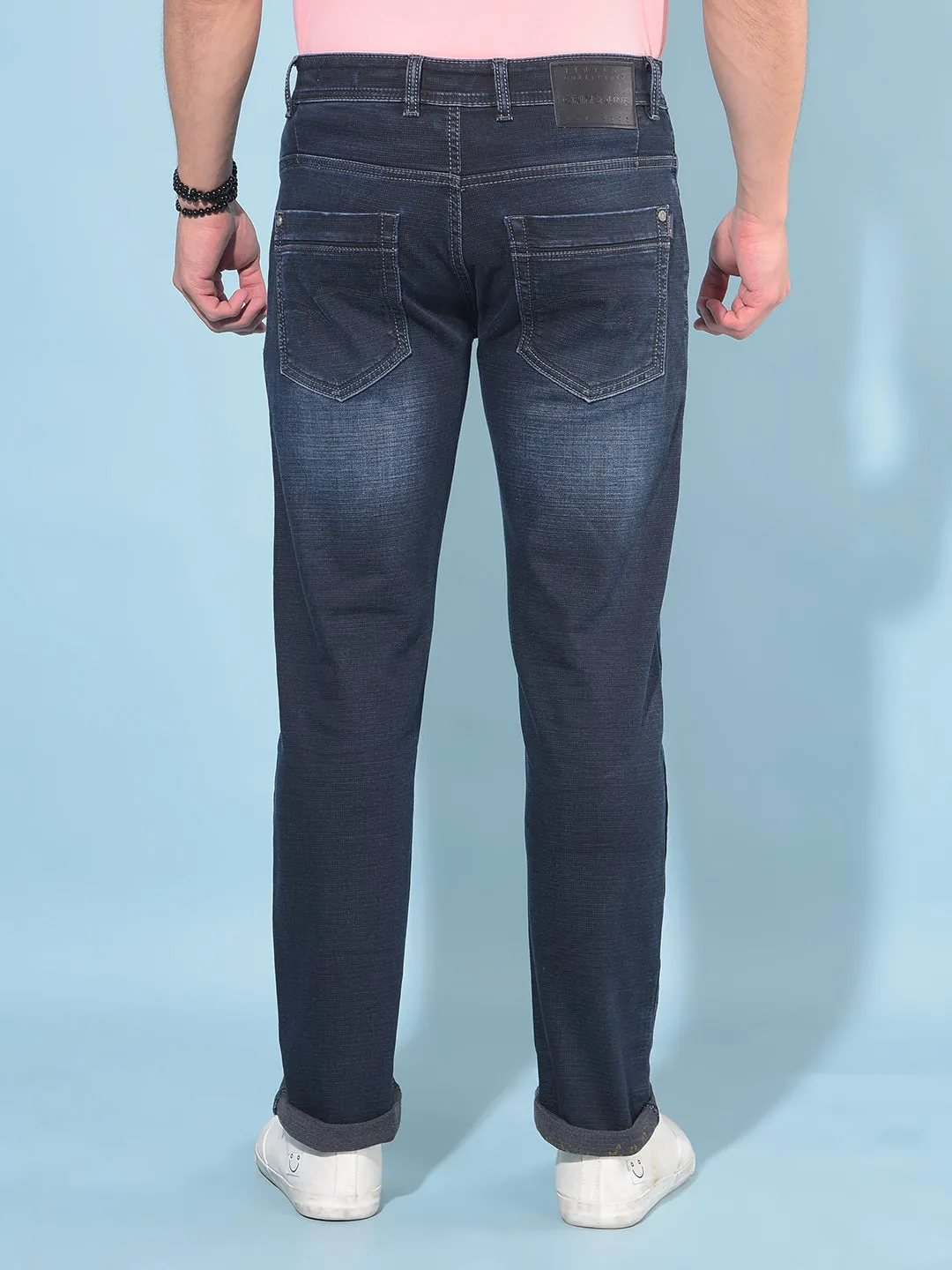 Blue Cotton Jeans