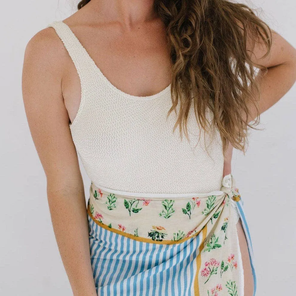 Blue Field Sarong