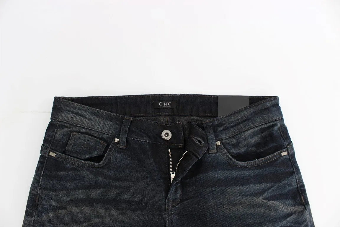 Blue skinnny leg jeans