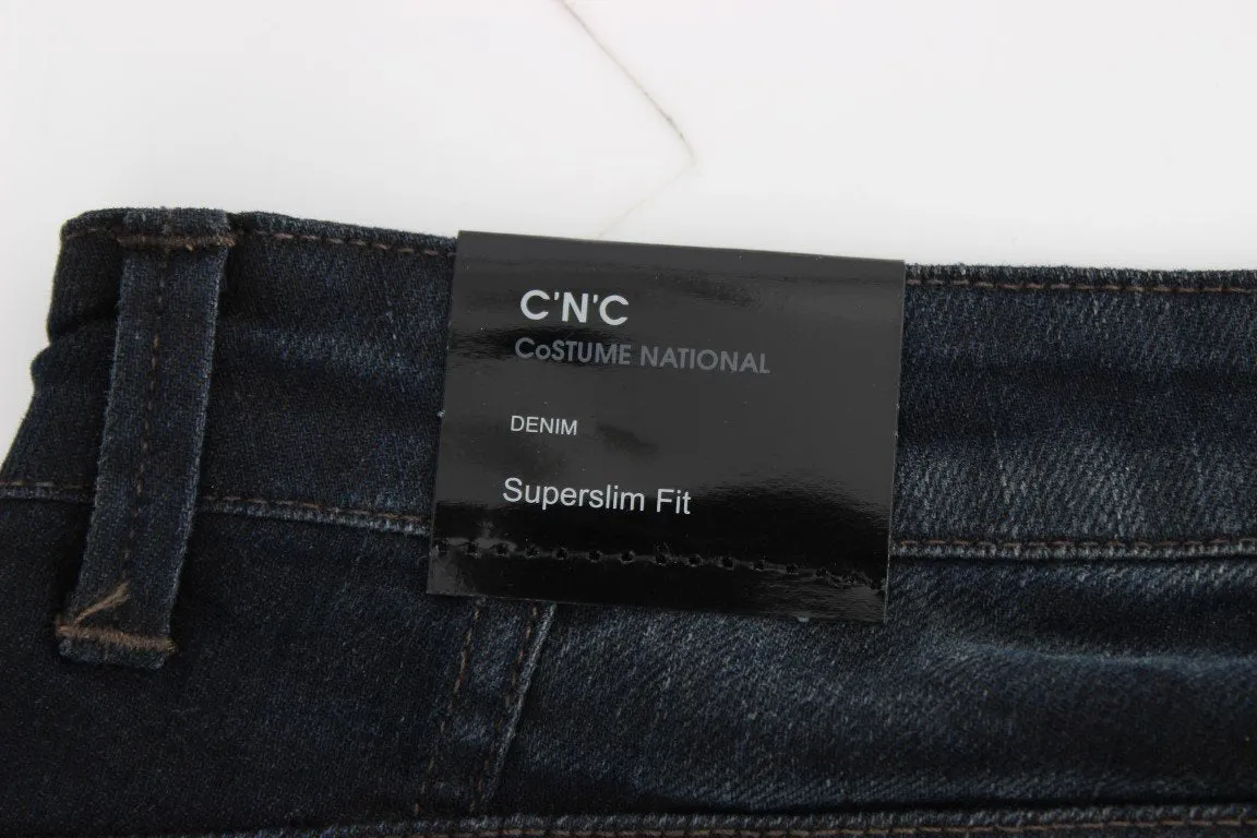 Blue skinnny leg jeans
