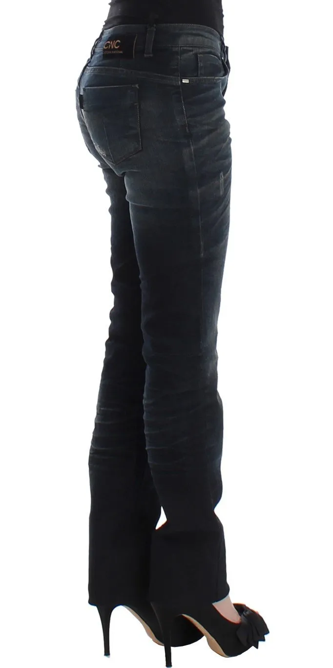 Blue skinnny leg jeans