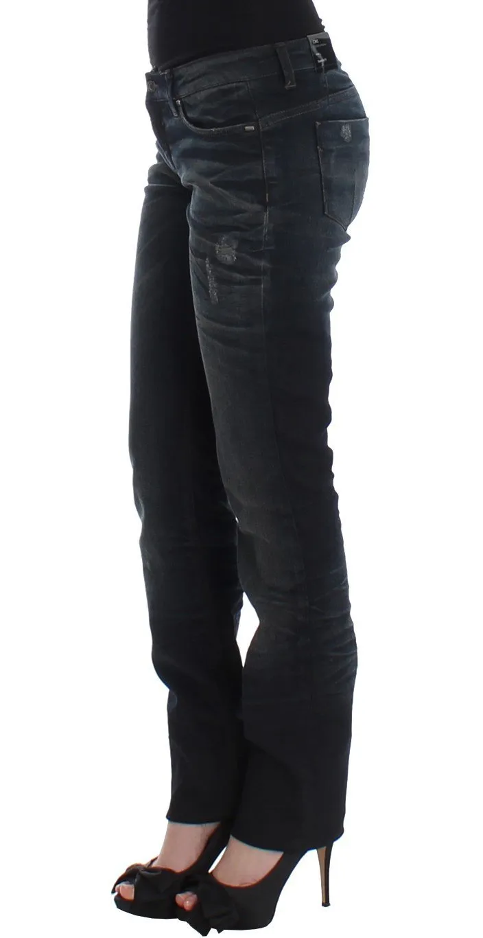 Blue skinnny leg jeans