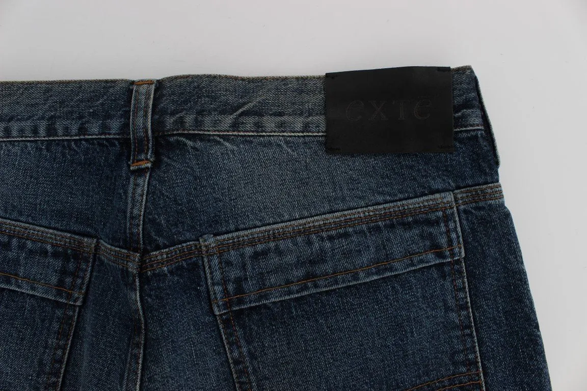Blue Wash Cotton Regular Fit Jeans