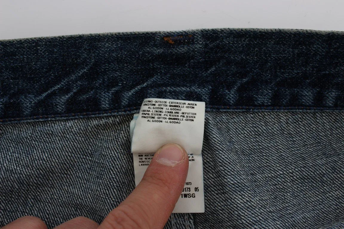 Blue Wash Cotton Regular Fit Jeans