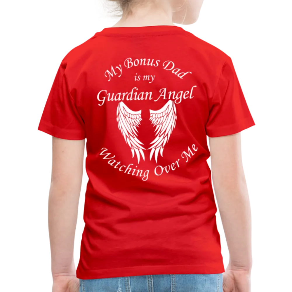 Bonus Dad Guardian Angel Toddler Premium T-Shirt
