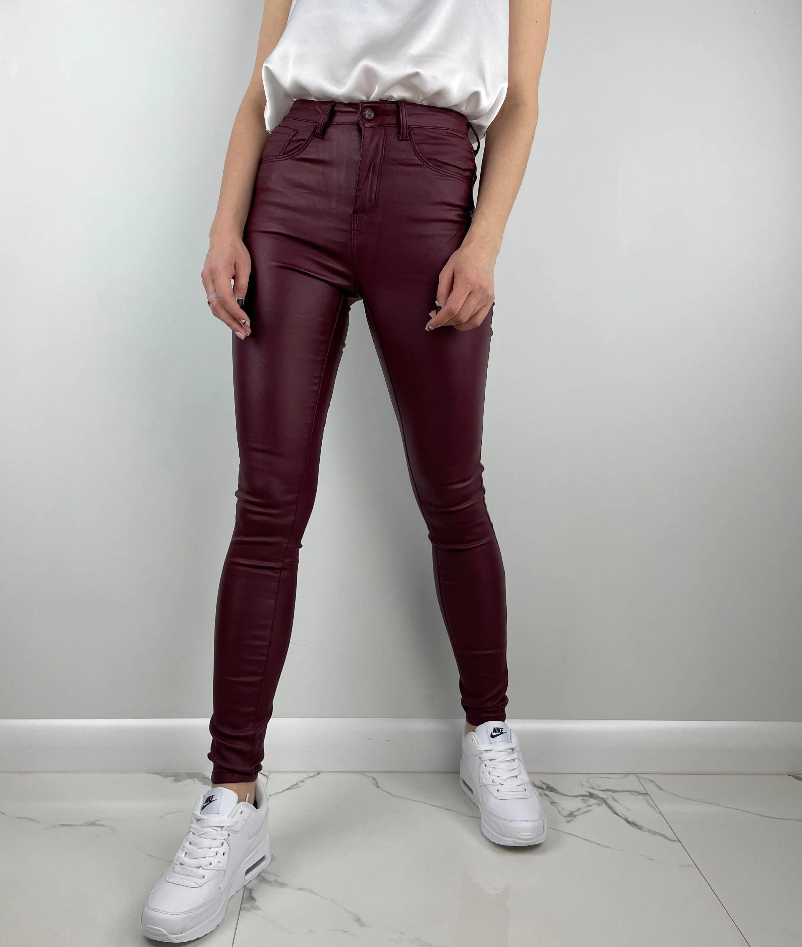 Bordo Eco Leather pants CUDI