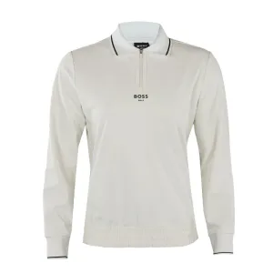 BOSS GOLF Elegance Women's Long Sleeve Polo (Almond Milk)