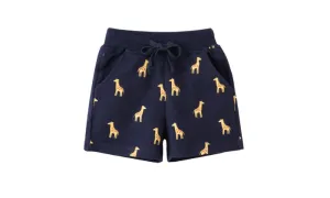Boys' Giraffe Print Shorts