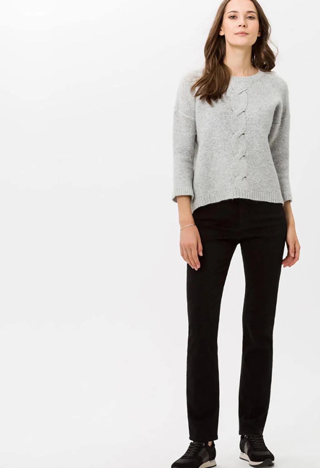 Brax Clean Black Mary Jeans in Short Leg