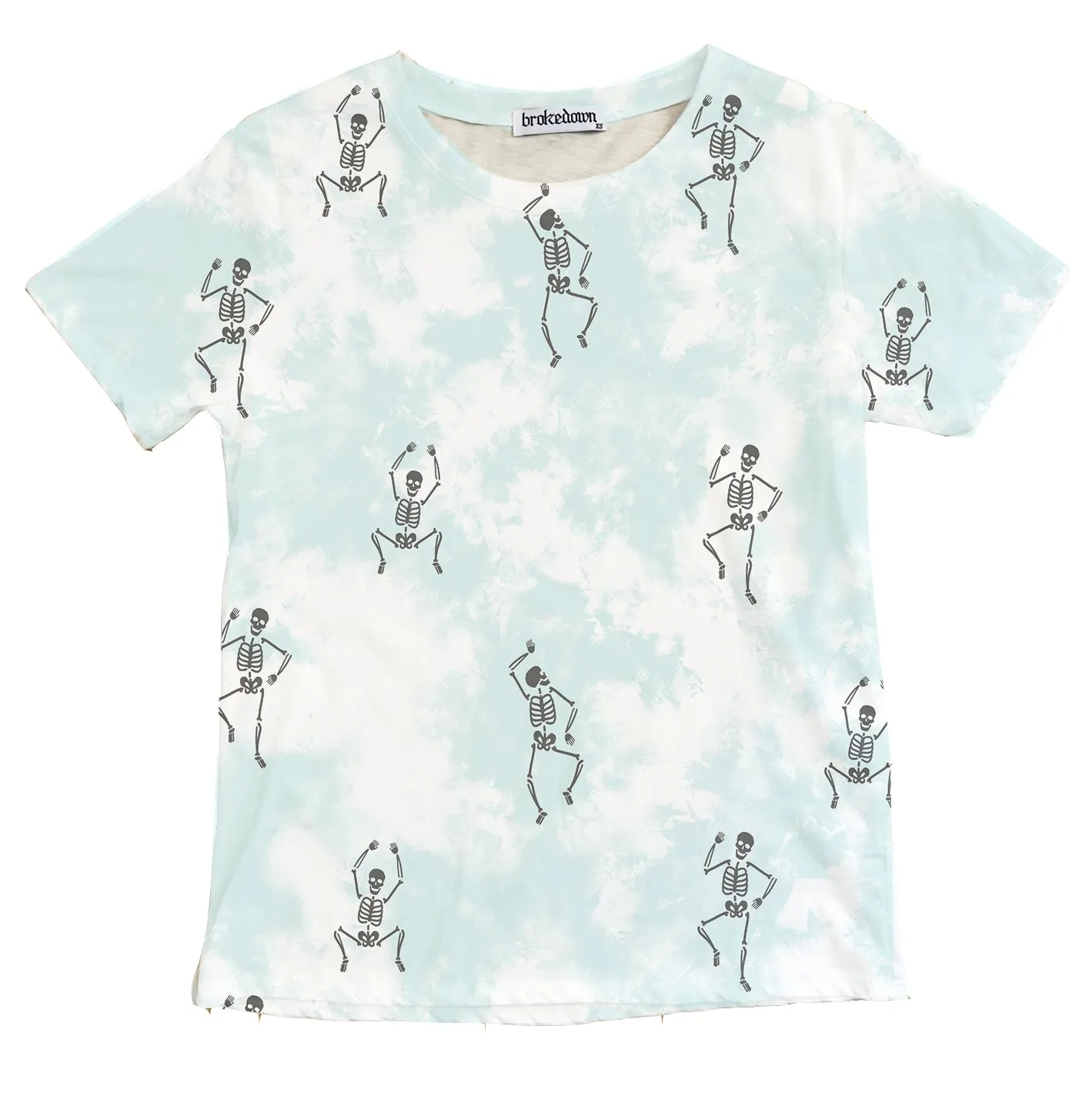 Brokedown Clothing Women's Dancing Skellies Tee