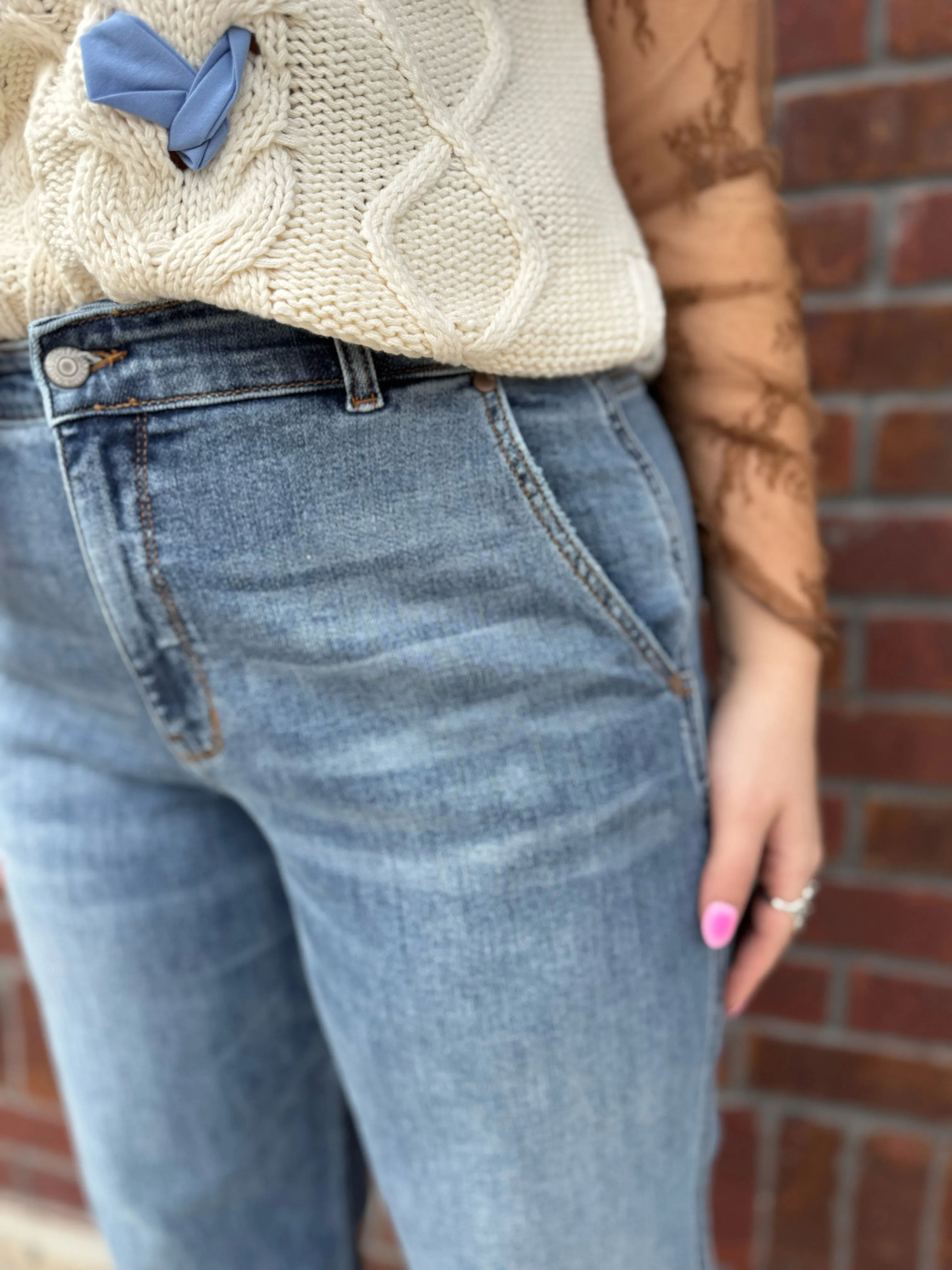 Brooke Anne Wide Fit Plus Jeans
