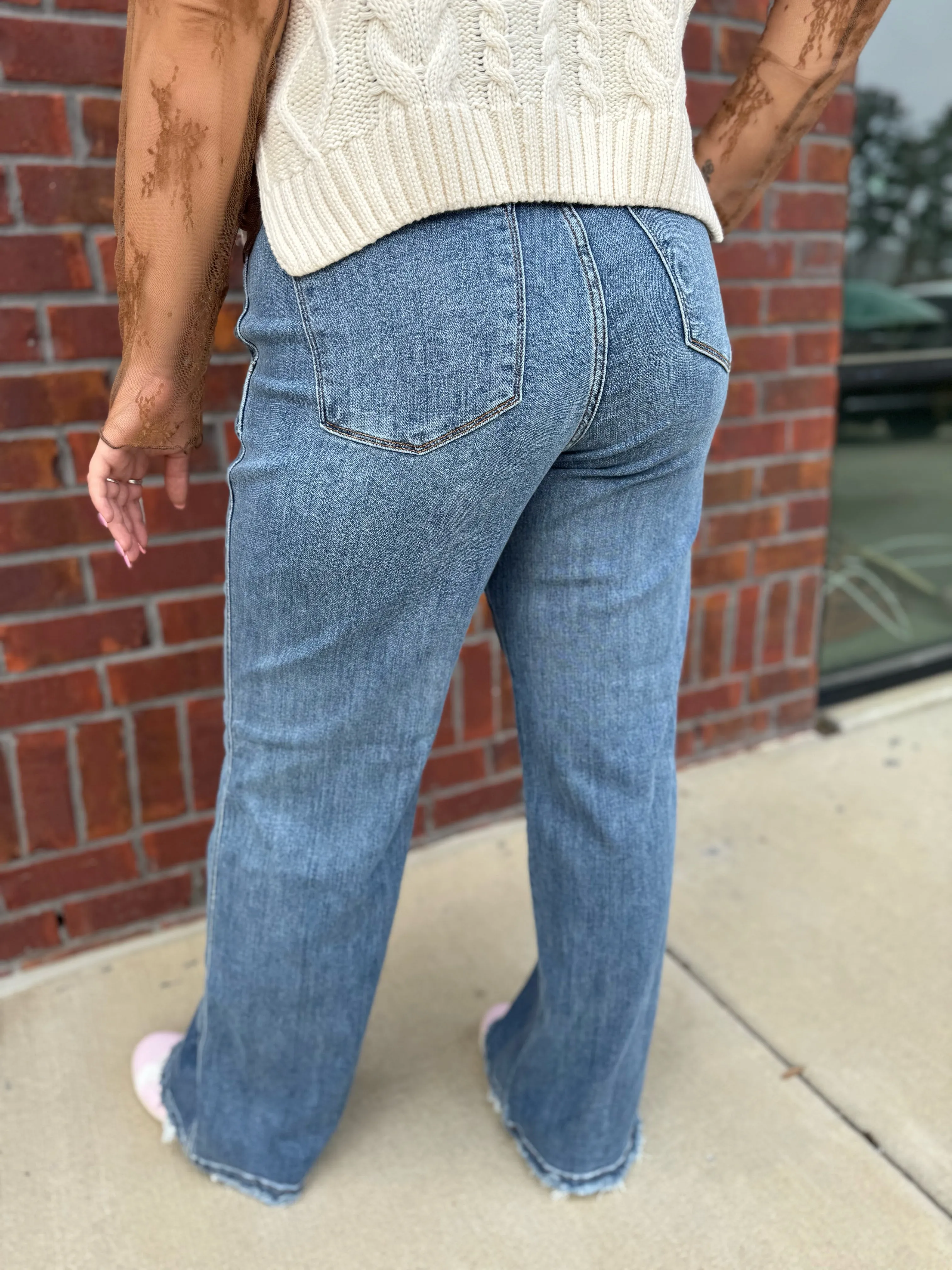 Brooke Anne Wide Fit Plus Jeans