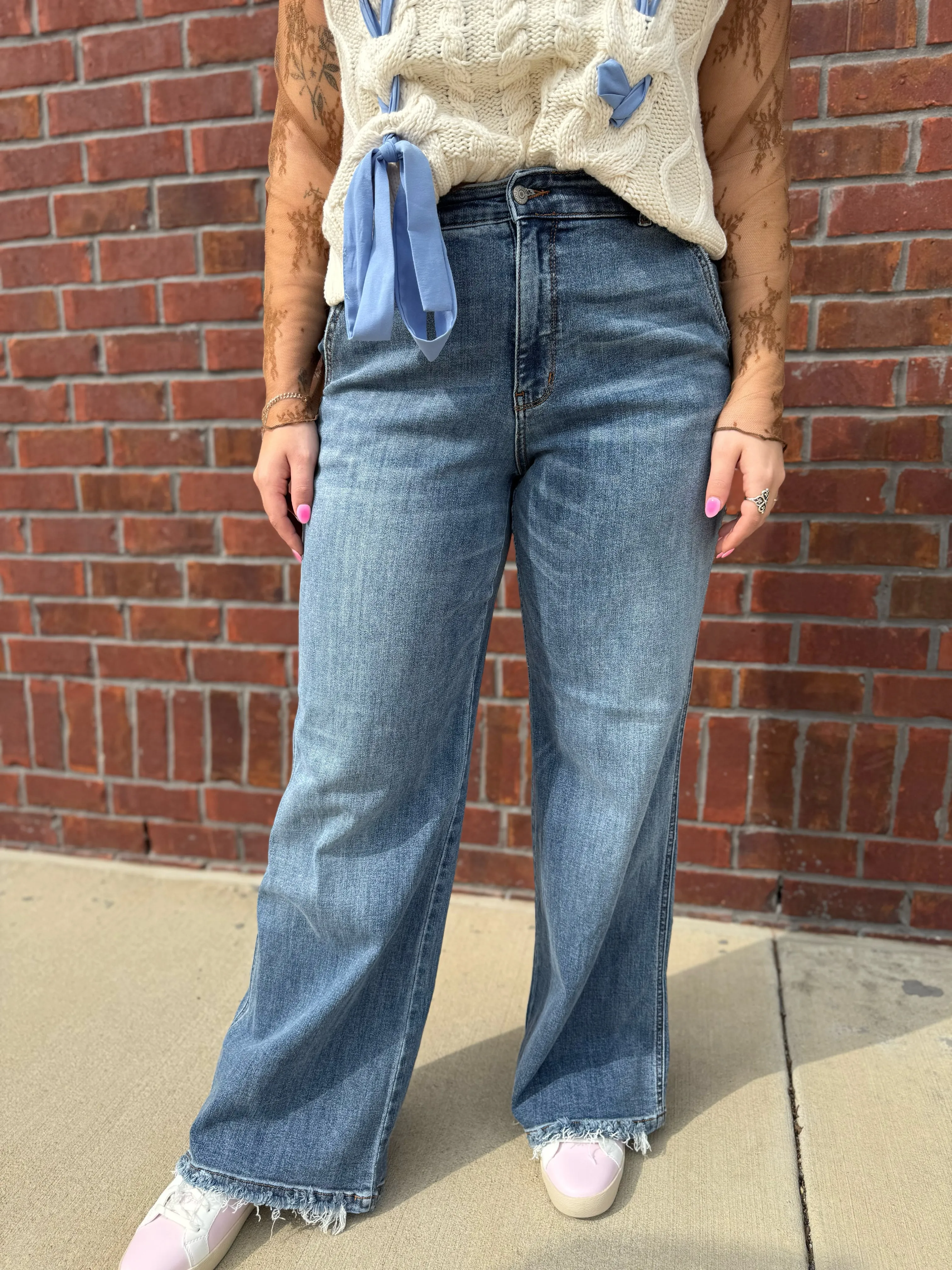 Brooke Anne Wide Fit Plus Jeans