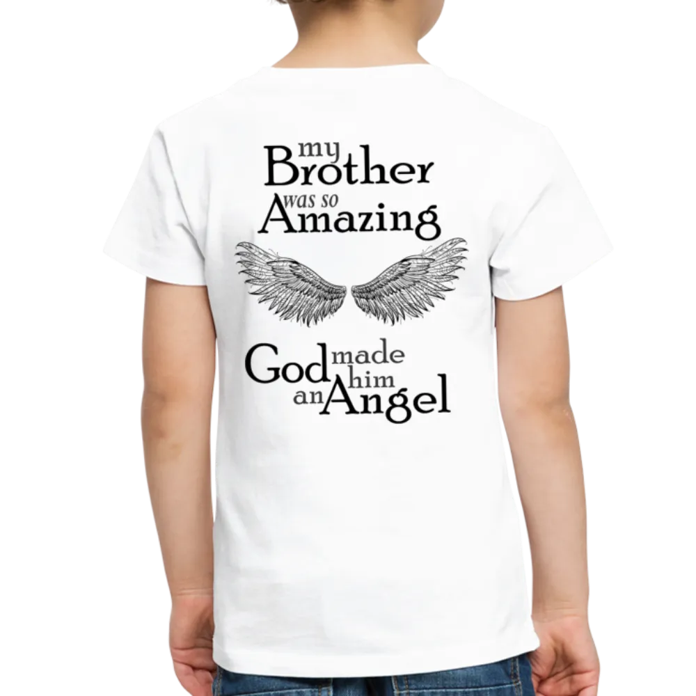Brother Amazing Angel Sister of An Angel Toddler Premium T-Shirt