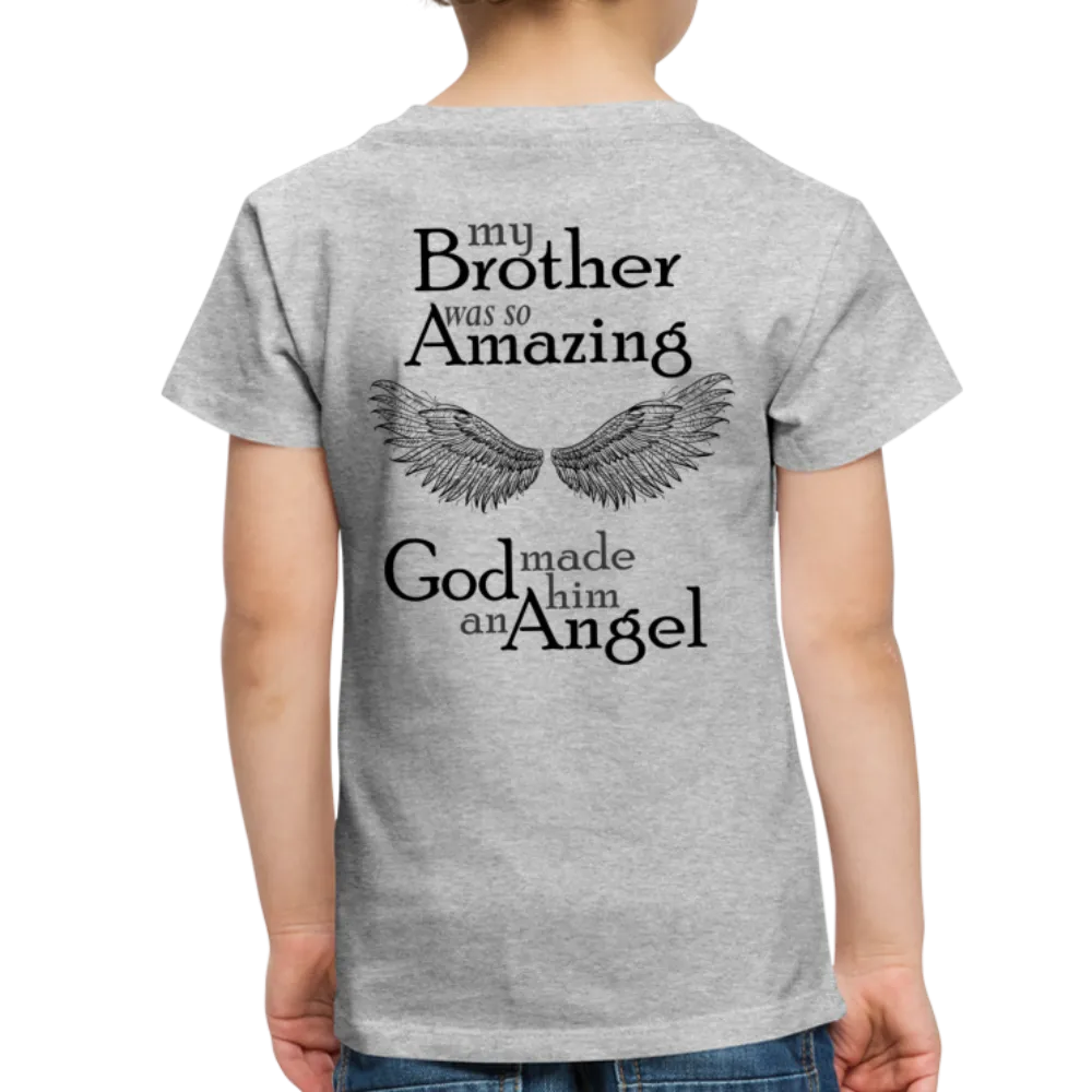 Brother Amazing Angel Sister of An Angel Toddler Premium T-Shirt