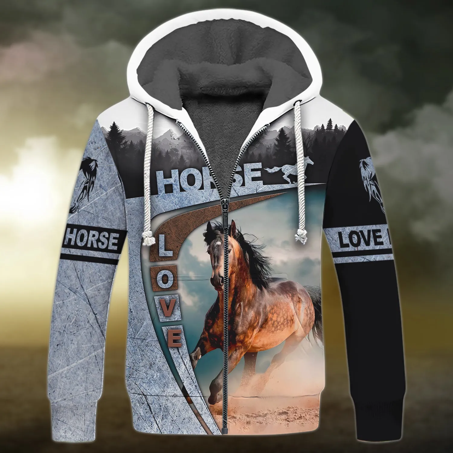 Brown Horse 3D Shirts Design, Love Horse