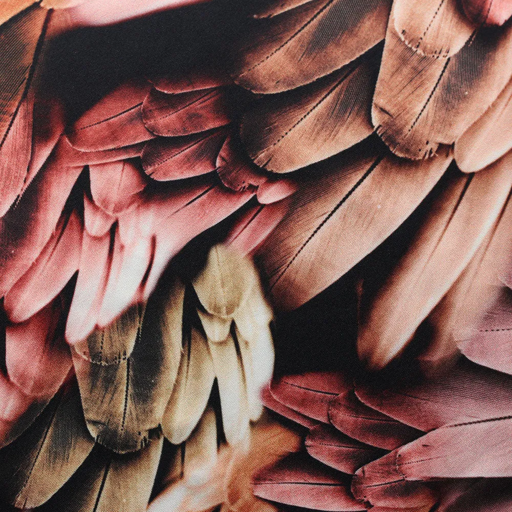 BZ Digital Flip / Brazilian Printed Poly Spandex