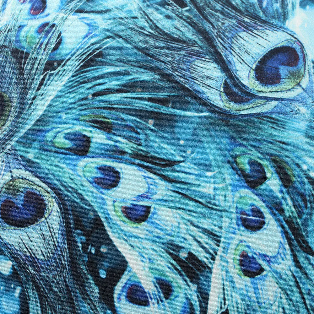 BZ Digital Flip / Brazilian Printed Poly Spandex