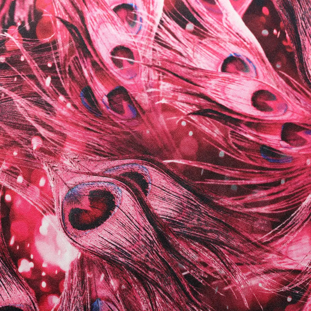 BZ Digital Flip / Brazilian Printed Poly Spandex