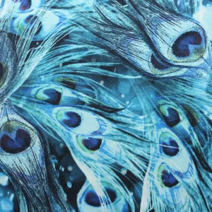 BZ Digital Flip / Brazilian Printed Poly Spandex