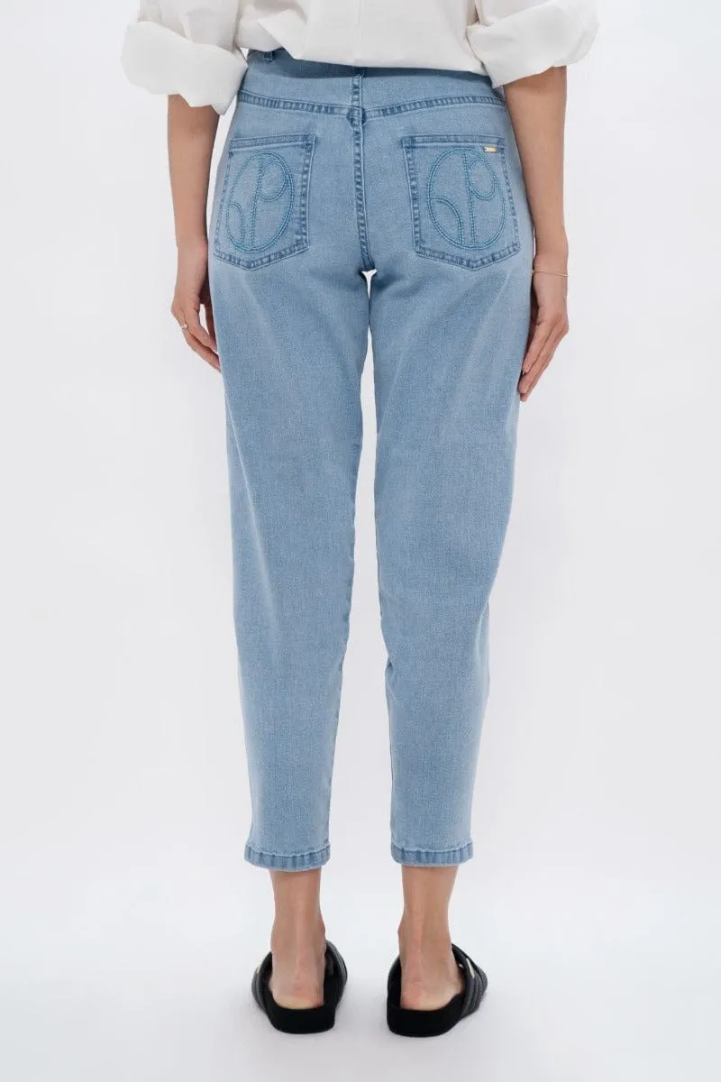 California Upcycled Barrel Jeans | Sky