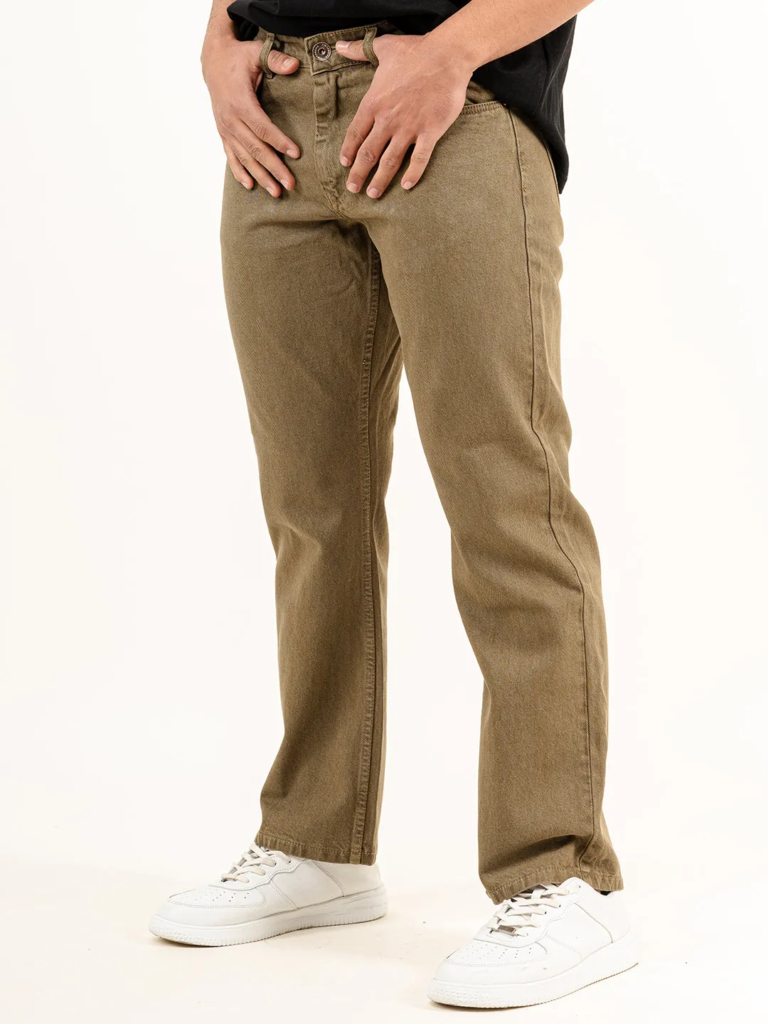 Camel Extra Flared Straight Fit Men's Jeans